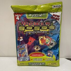 Crazy Bones Gogo's Series 4 Power Starter Pack New But Small Tear